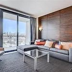 Charming High Floor Strip Views Palms Studio 30306